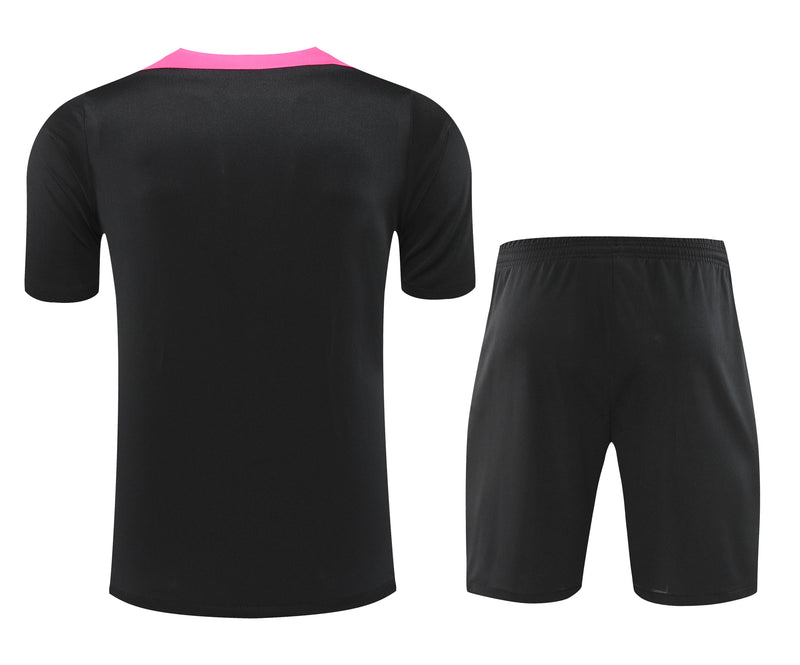 Conjunto de Treino Chelsea 24/25 - Preto e Rosa