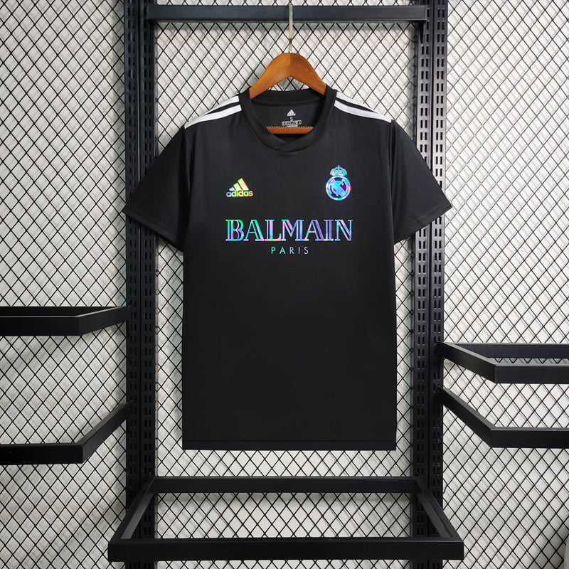 Camisa Real Madrid “Reflective” Preta 24/25 - Adidas Torcedor Masculina - lançamento