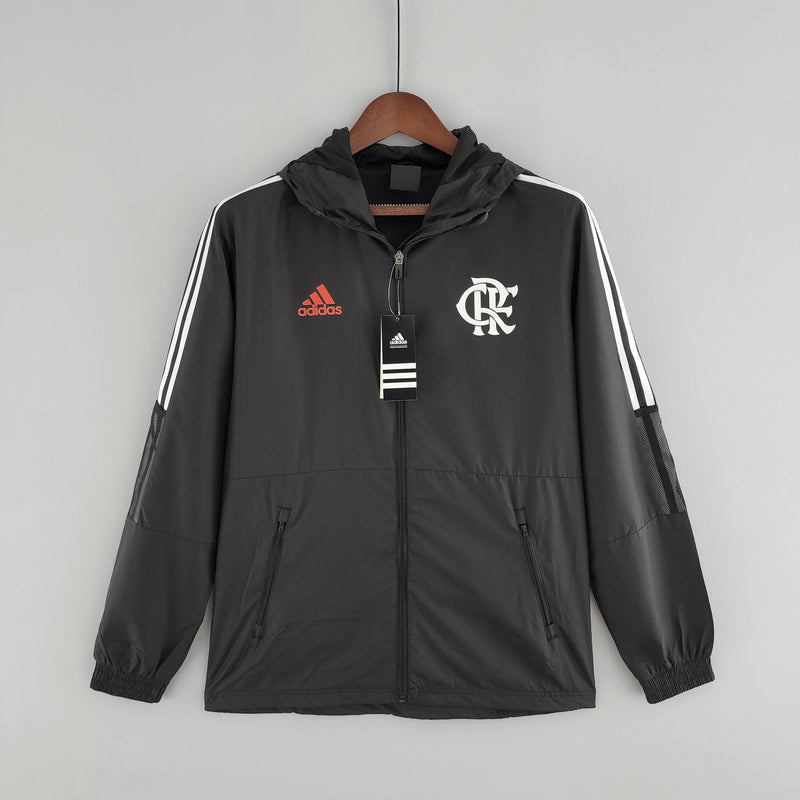 Corta-vento Flamengo. 22/23 Adidas - Preto