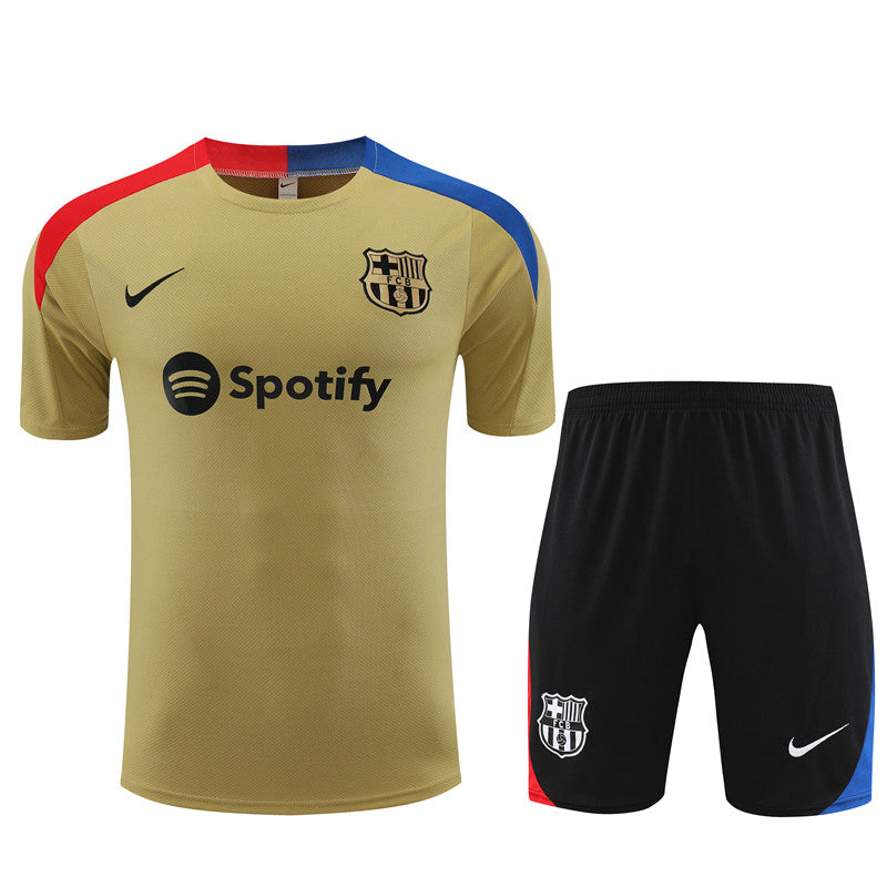 Kit de Treino Barcelona 24/25 - Dourado