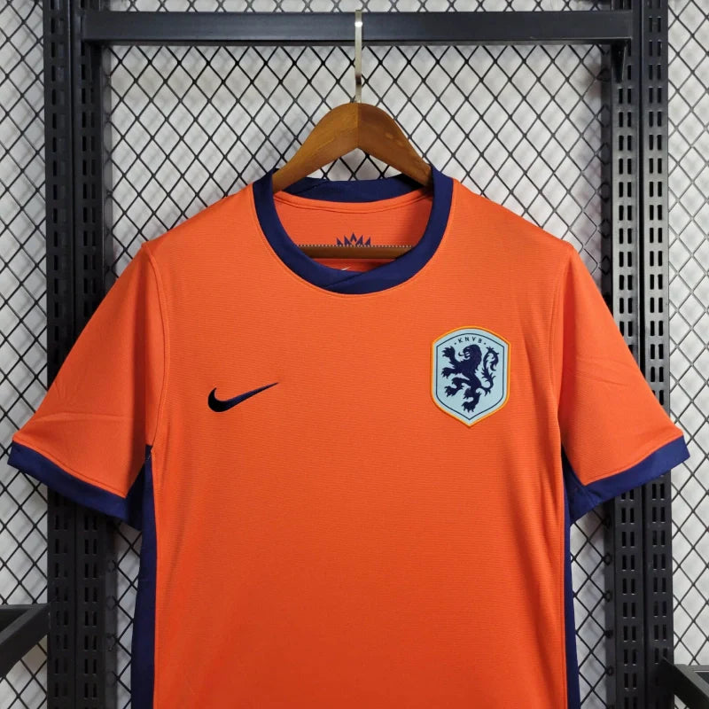 Camisa Holanda Home 24/25 Euro - Nike Torcedor Masculina - Lançamento