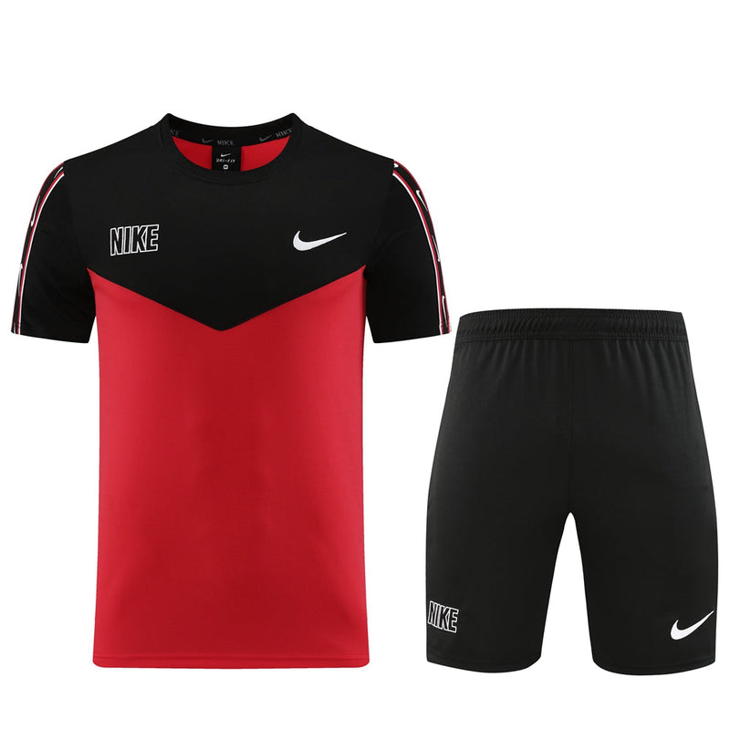 Conjunto Casual Nike 2023 - Vermelho e Preto