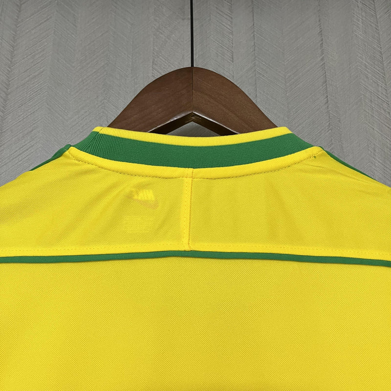 Camisa Seleção Brasileira Retrô 1998 Verde e Amarela - Nike