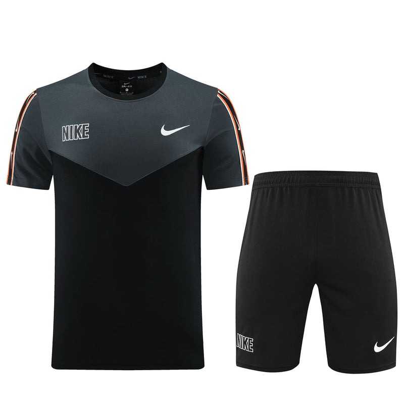 Conjunto Casual Nike 2023 - Preto e Cinza