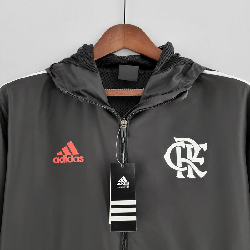 Corta-vento Flamengo. 22/23 Adidas - Preto