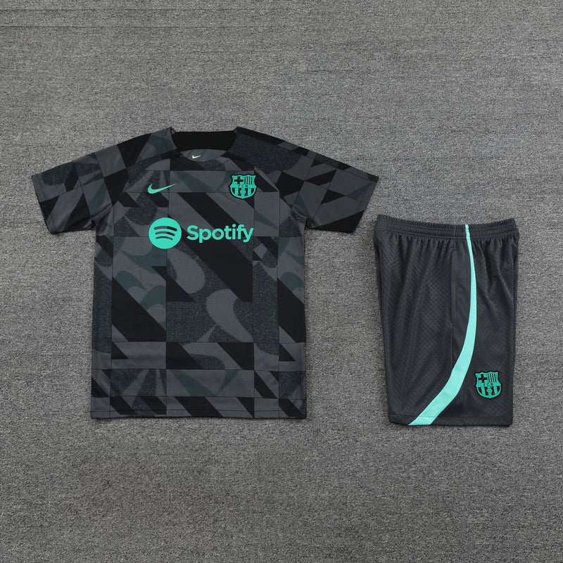 Kit de Treino Barcelona 23/24 - Militar