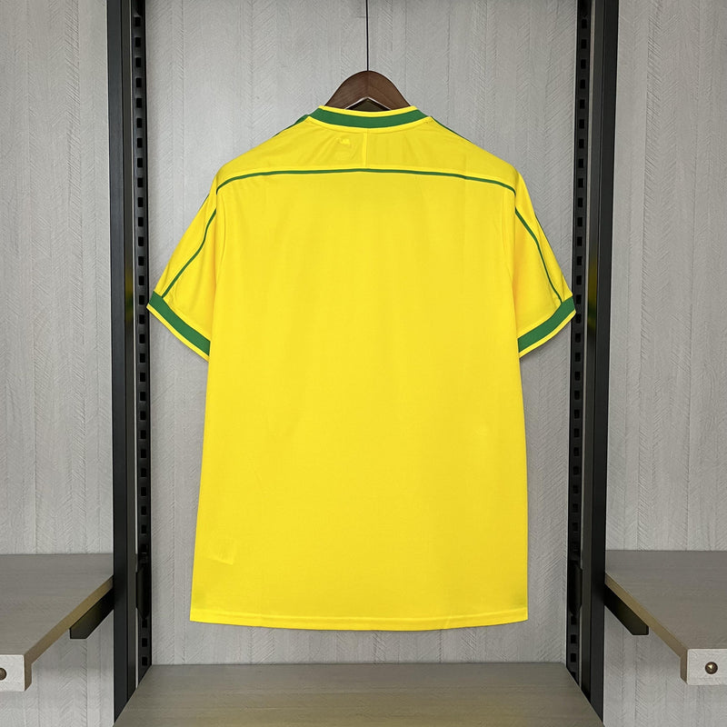 Camisa Seleção Brasileira Retrô 1998 Verde e Amarela - Nike