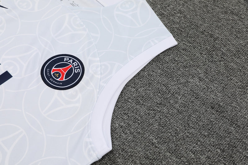 Kit de Treino Regata PSG 22/23 - Branco e Azul