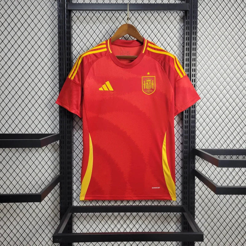 Camisa Espanha Home 24/25 Euro - Adidas Torcedor - Lançamento