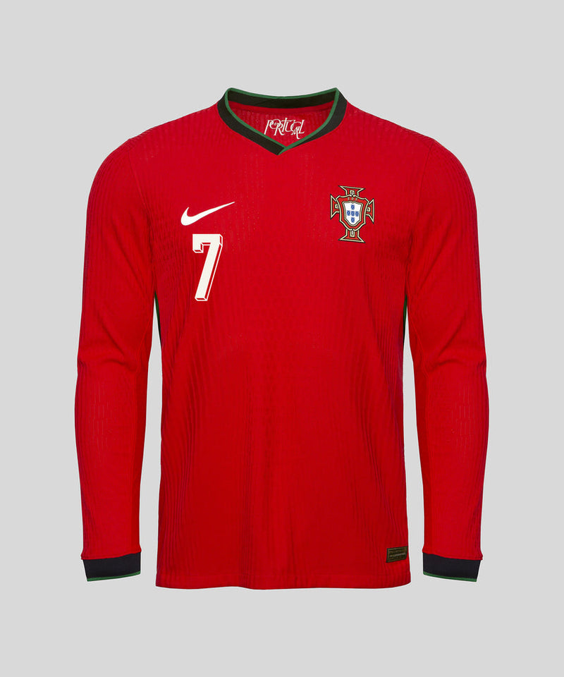 Camisa Portugal Home 24/25 Euro - Nike Manga comprida - Torcedor