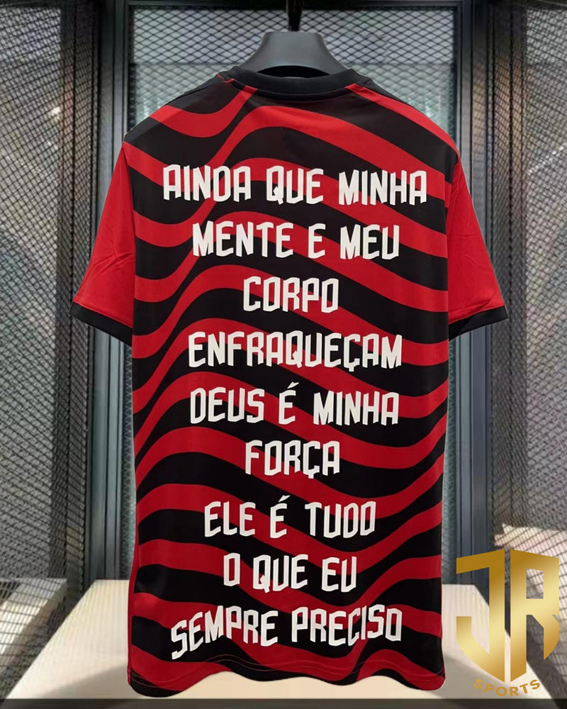 Flamengo Third 2022/23 Personalizada | Ainda que a minha mente e o meu corpo enfraqueçam, Deus é a minha força, Ele é tudo o que eu sempre preciso