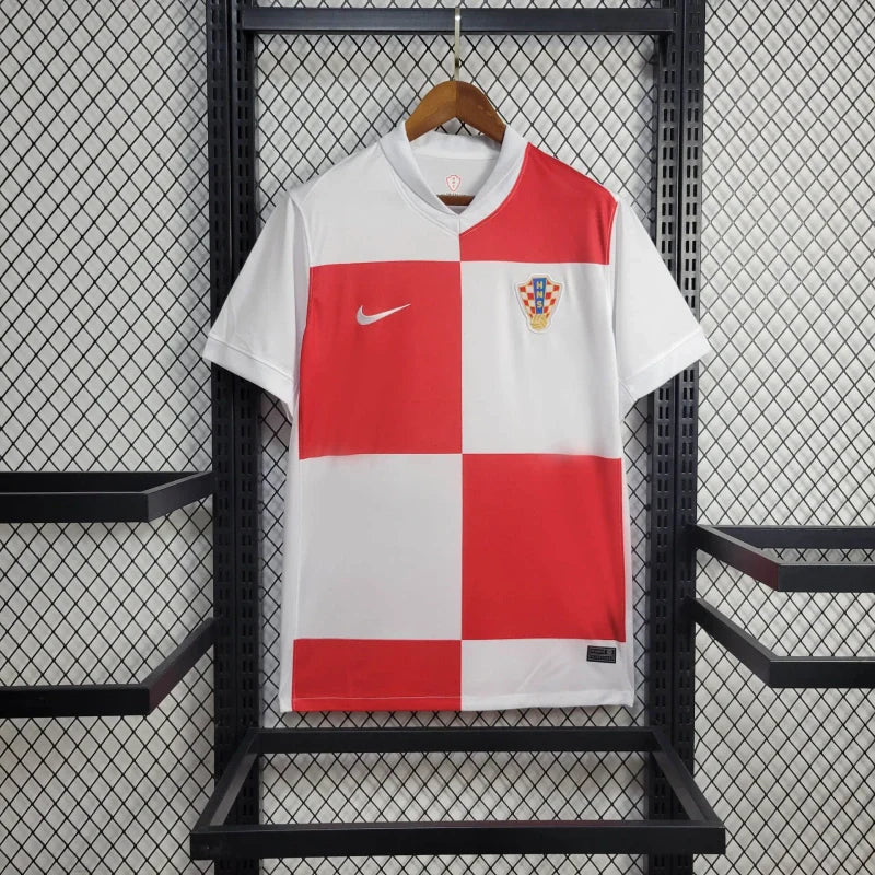 Camisa Croácia Home 24/25 Euro - Nike Torcedor Masculina - Lançamento