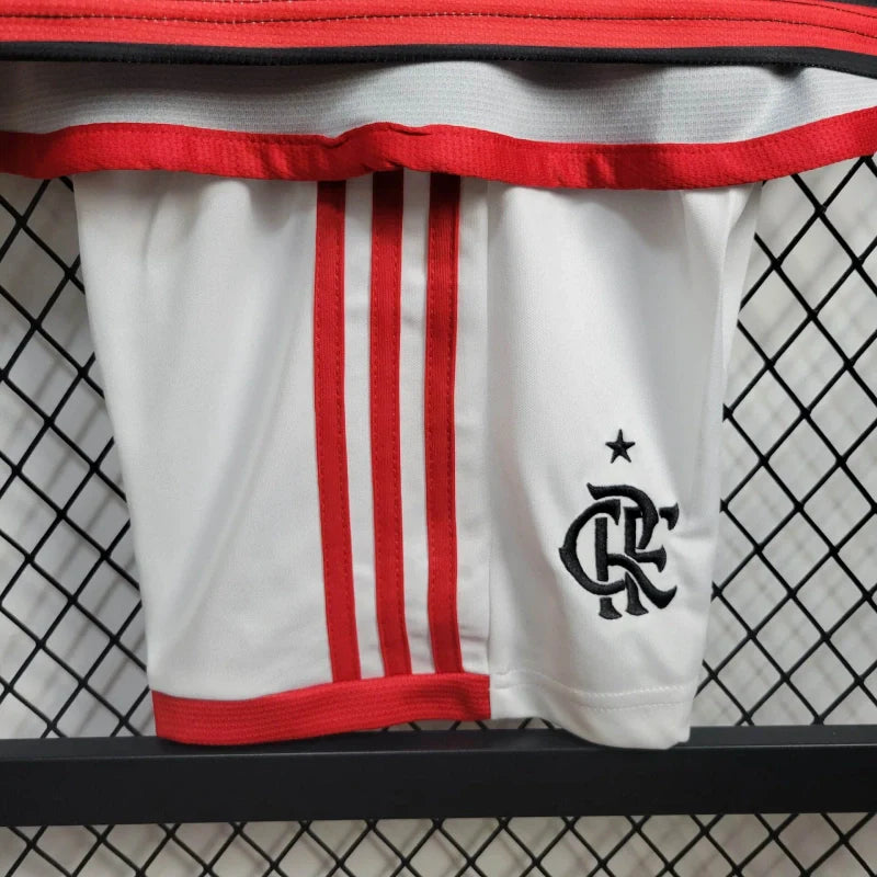 Kit Infantil Flamengo Titular 24/25 - Manga Comprida - Lançamento