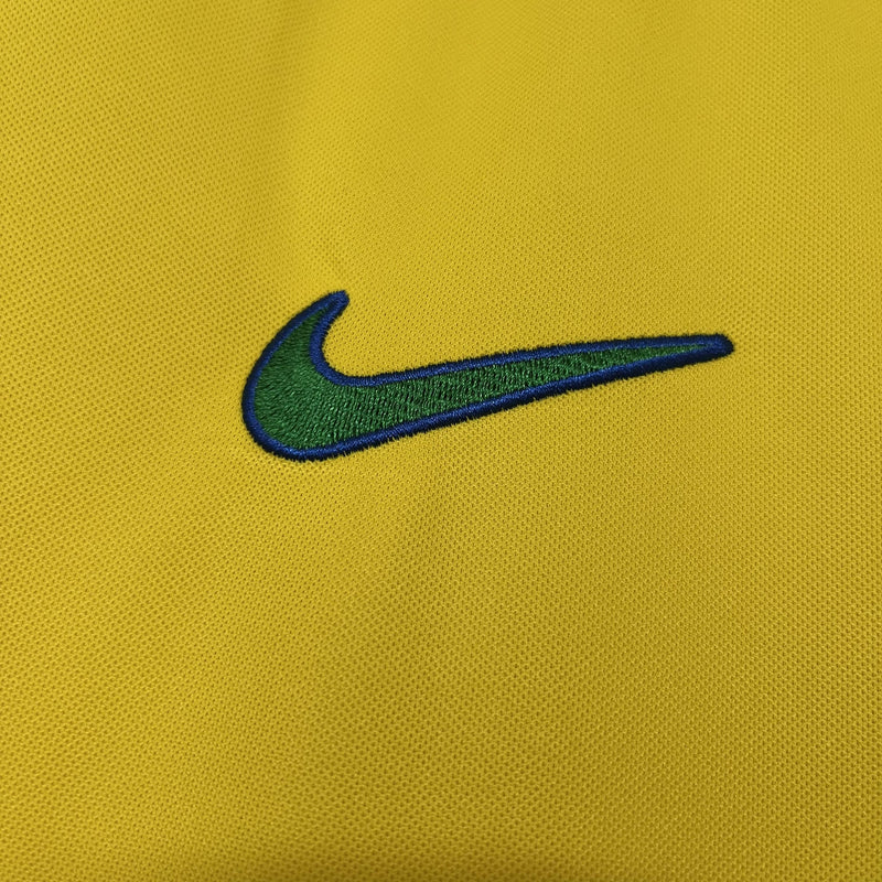 Camisa Seleção Brasileira Retrô 1998 Verde e Amarela - Nike