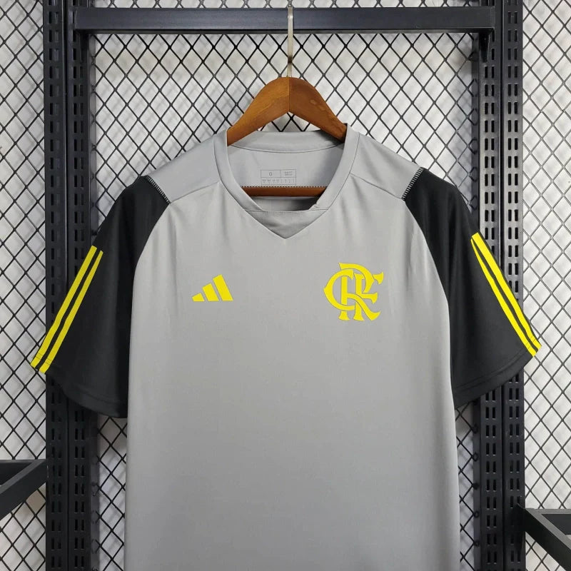 Camisa Flamengo Treino 24/25 - Cinza - Lançamento