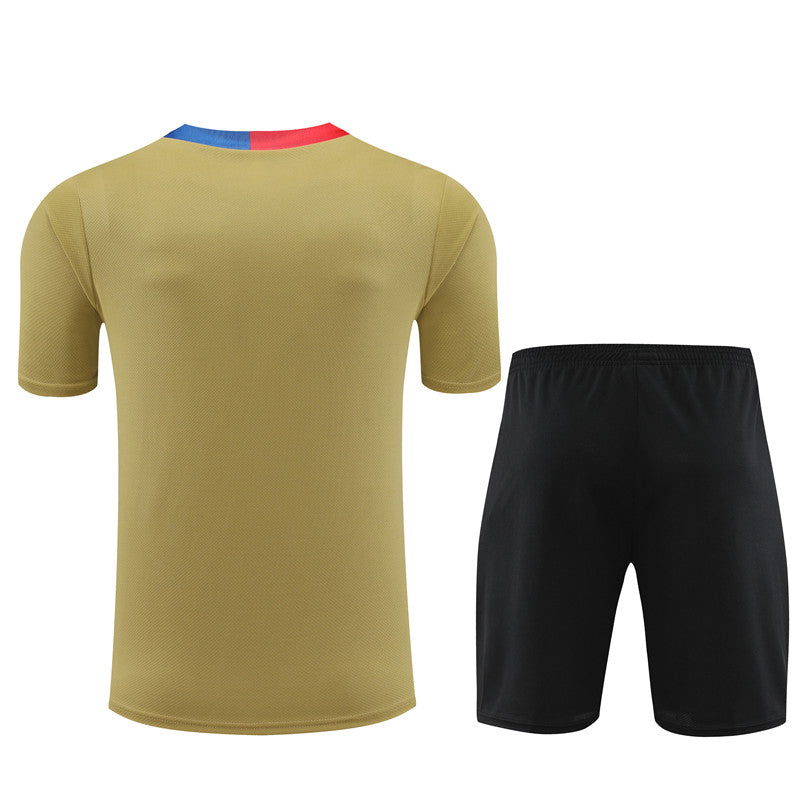 Kit de Treino Barcelona 24/25 - Dourado