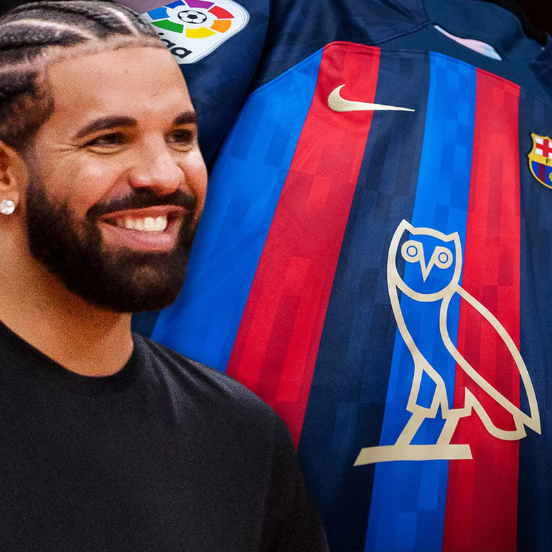 Camisa Barcelona I [Drake] 22/23 Nike - Grená