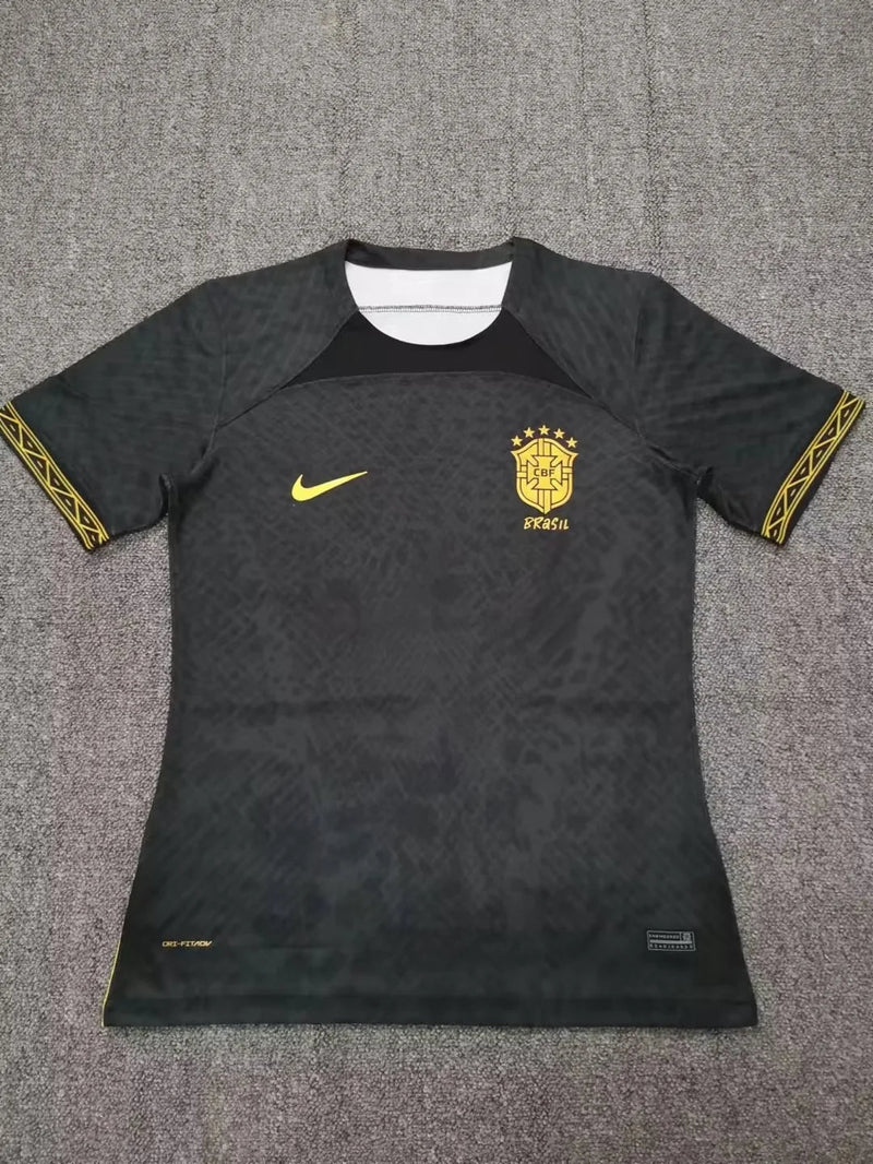 Camisa Pantera Seleção Brasil 2022 Nike - Preto