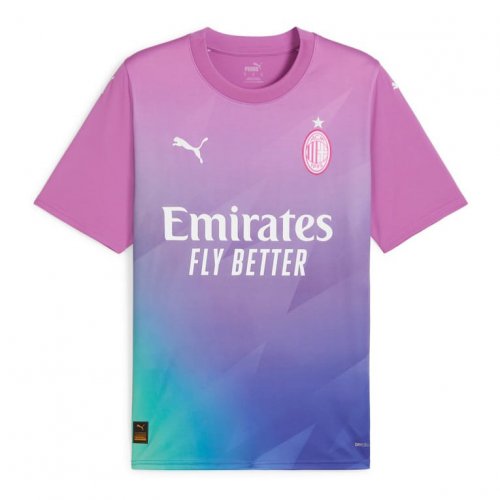 Camisa Milan III 23/24 - Roxo e Rosa