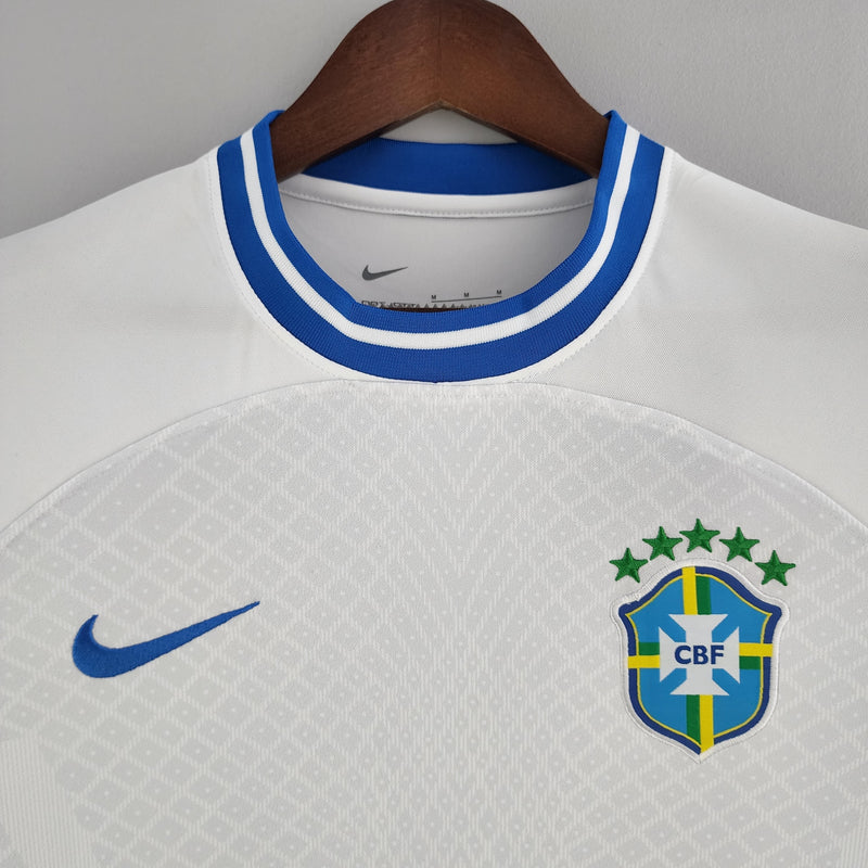 Camisa Seleção Brasil 2022 Nike - Branca - Conceito Branca