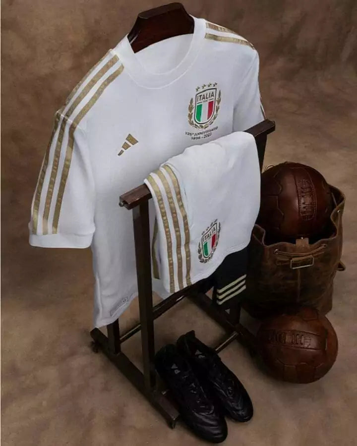 Camisa Seleção Itália 23/24 125 Anos - Branco