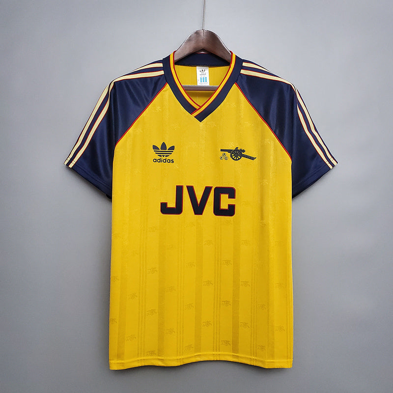 Camisa Arsenal Retrô 1988/1989 Amarela - Adidas