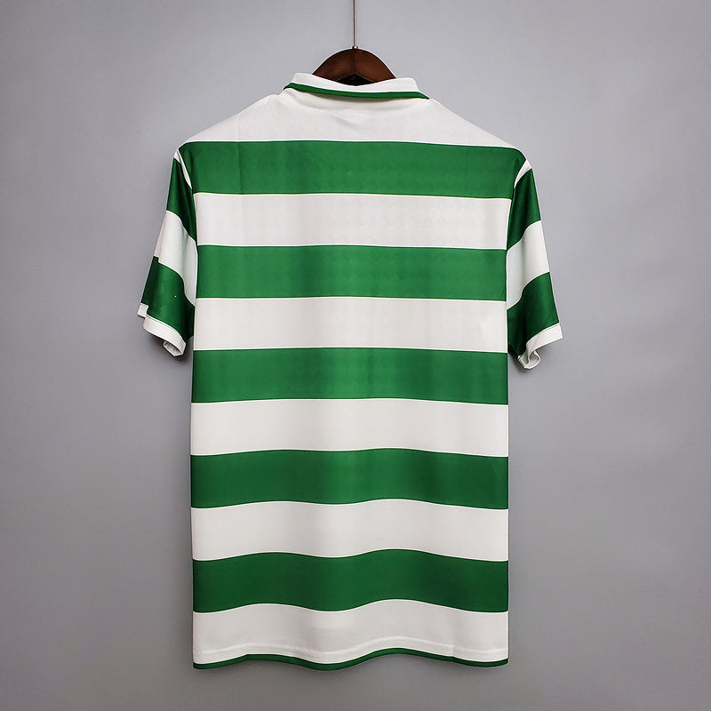 Camisa Celtic Retrô 1987/1989 Verde e Branca - Umbro