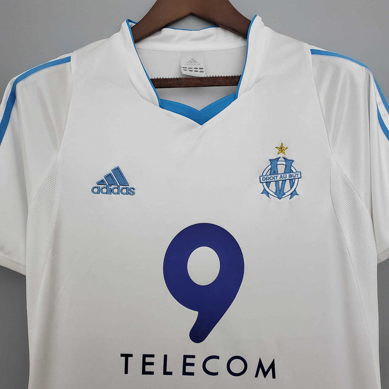 Camisa Marseille Retrô 2002/2003 Branca - Adidas