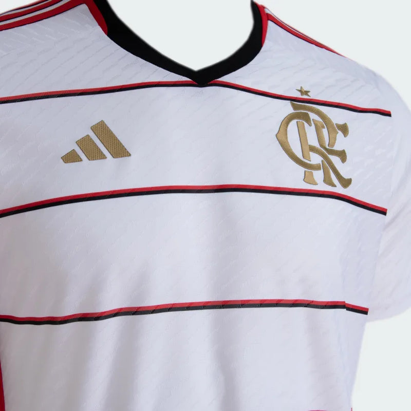 Camisa Flamengo II 23/24 Adidas - Branco - Masculino Jogador